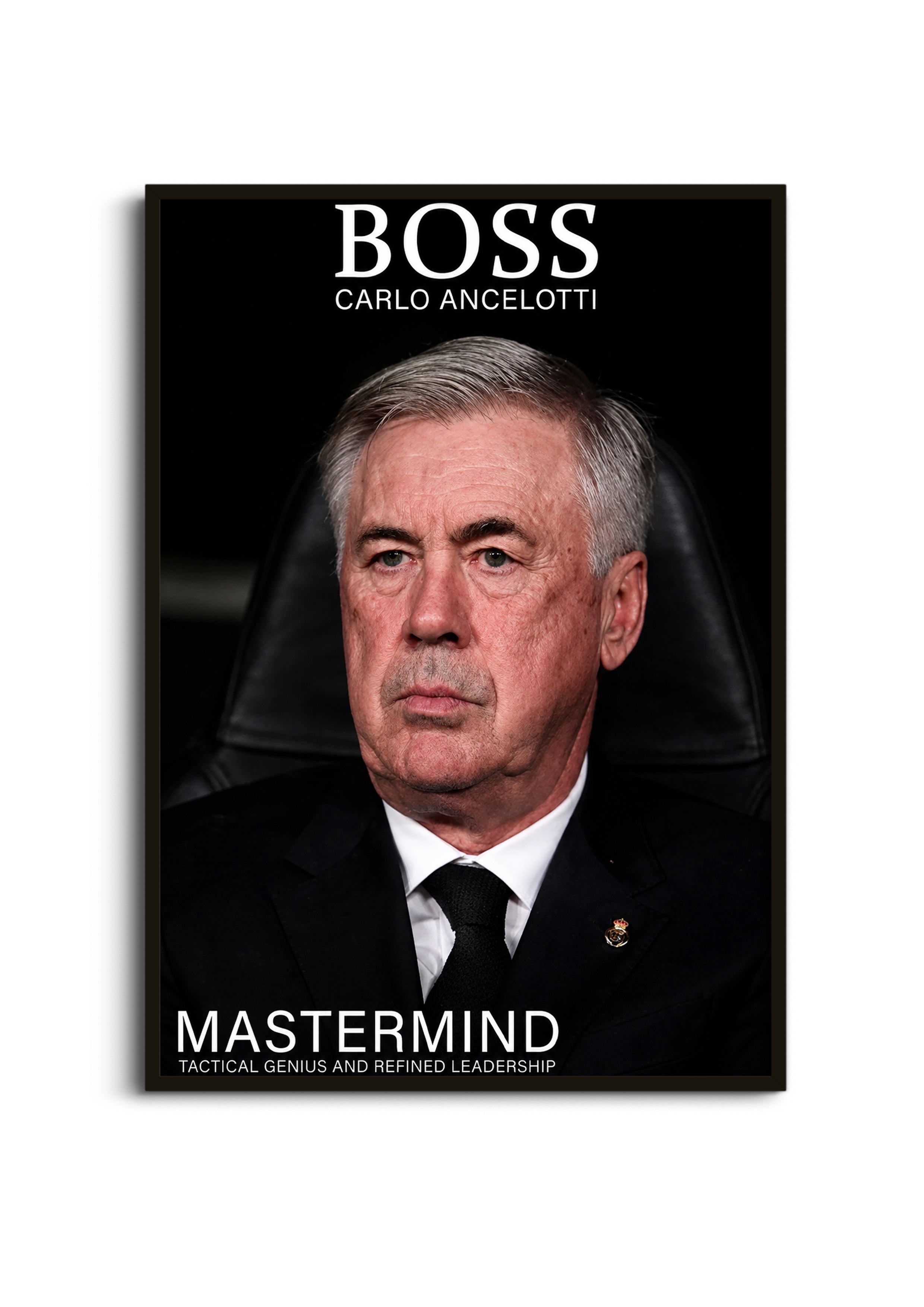 Carlo Ancelotti Boss Wall Art Lazywalls